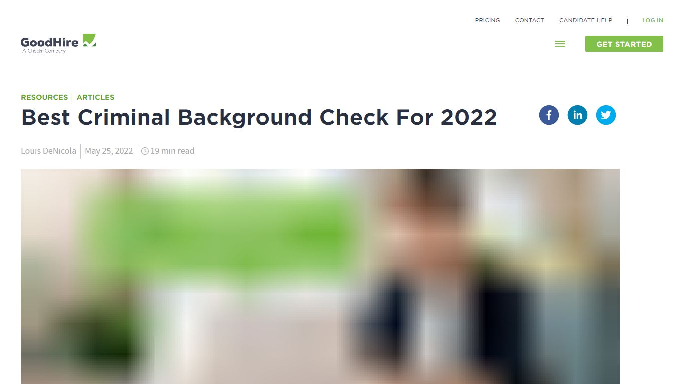 Best Criminal Background Check Sites for 2022 | GoodHire